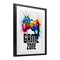 Stupell Industries Game Zone Splash Framed Print Under Glass, design by Kim Allen
